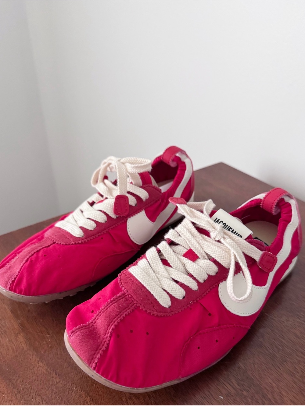 Nike x Jacquemus Red & White Moon Sneakers - US 8